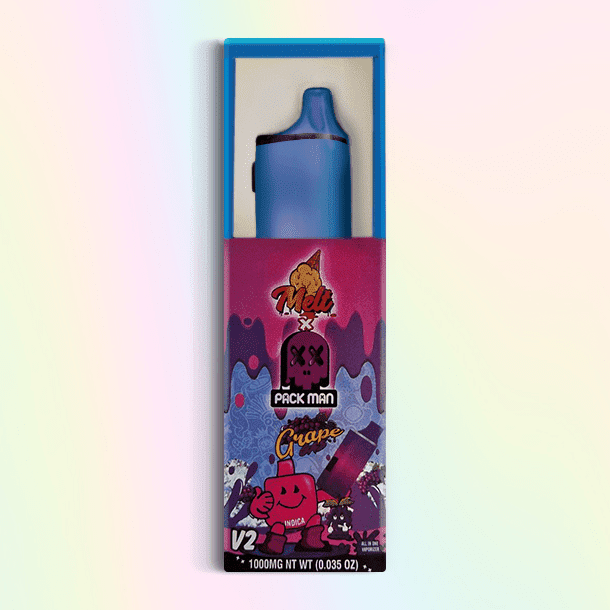 THC VAPE PEN 1 ML PACK MAN Grape
