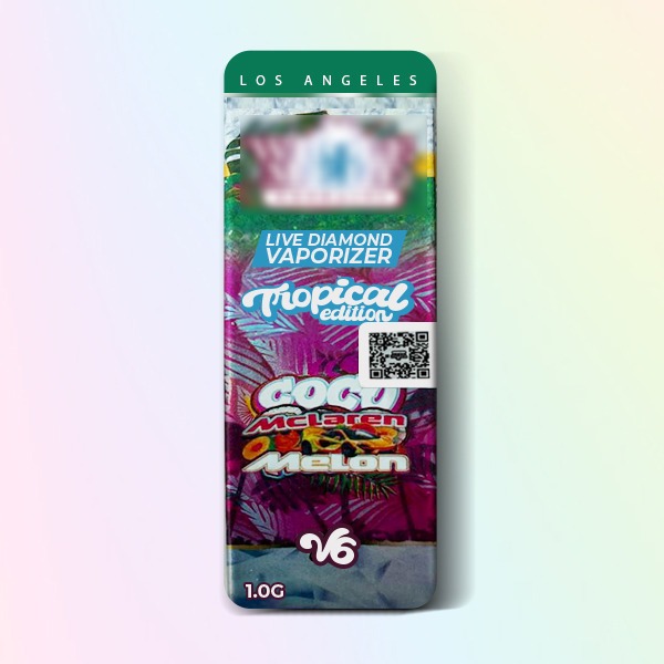 THC Vape Pen 1 ML WHOLE MELT EXTRACTS “COCO McLaren Melon”