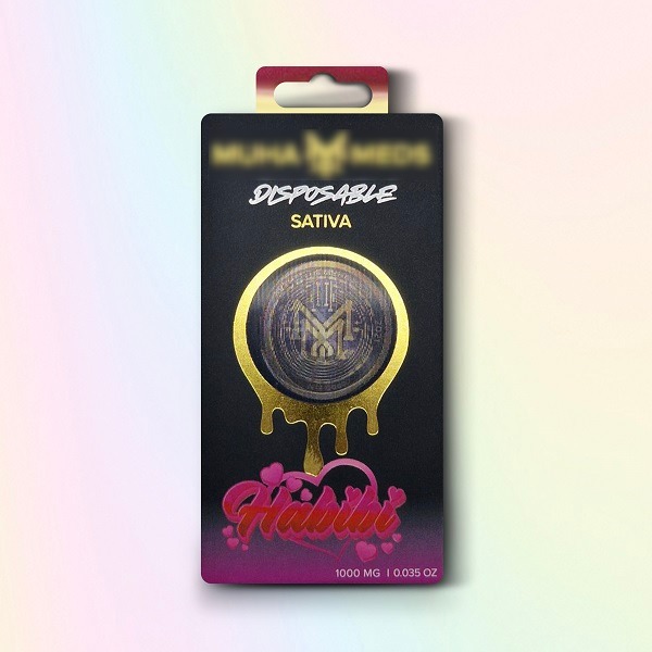 ТНС Vape Pen 1 MG MUHA MEDS Habibi (SATIVA)