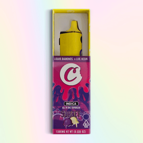THC VAPE PEN 1 ML cookie SORBET (indica)